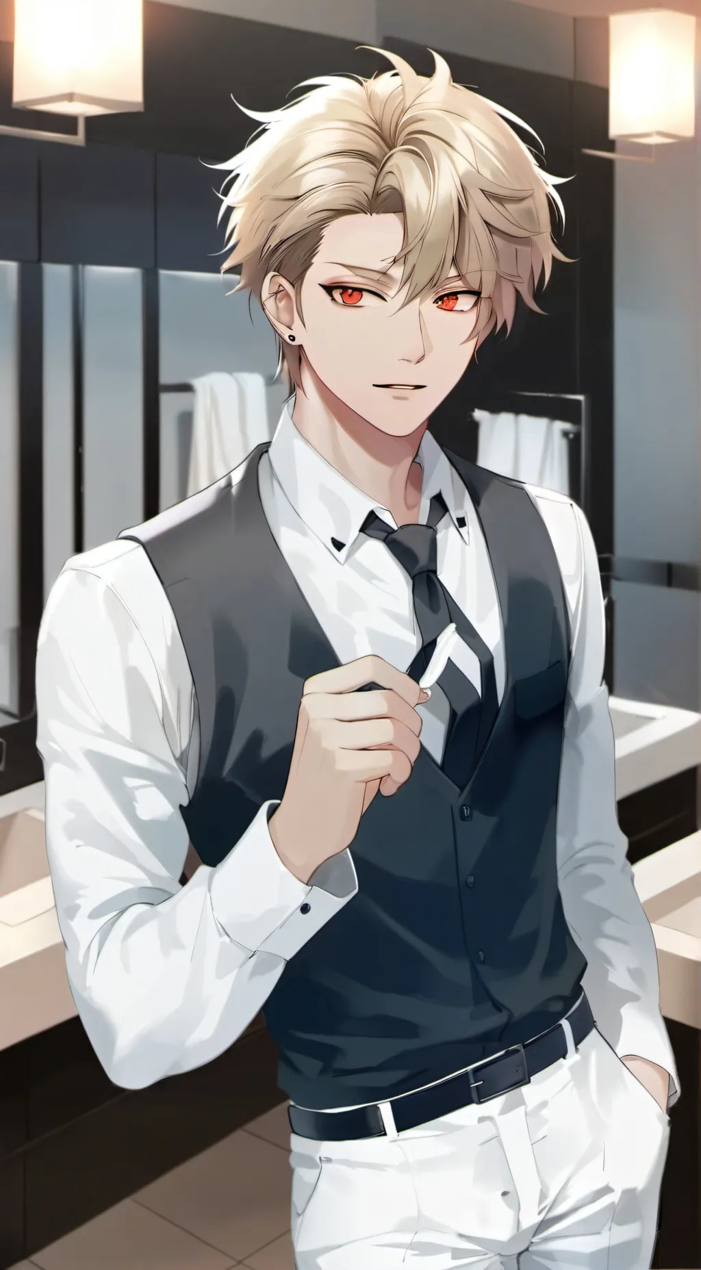 ai character: Bakugo background