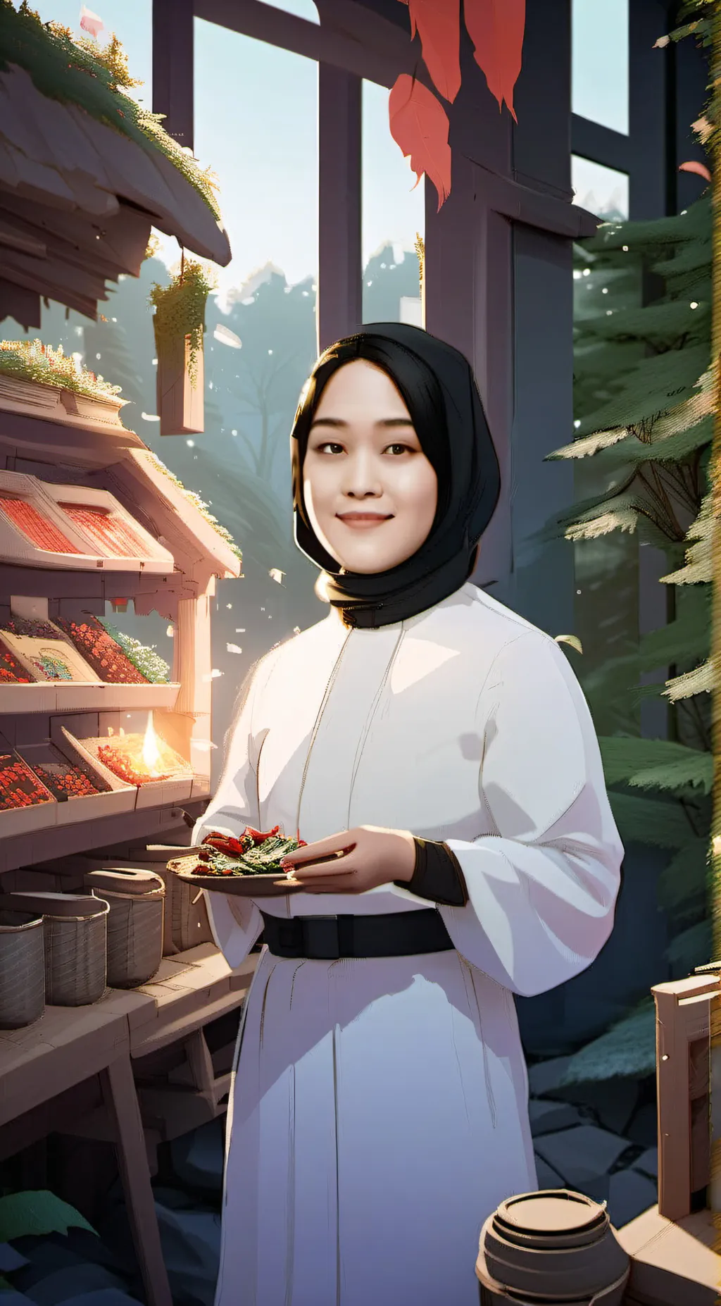 ai character: dina background