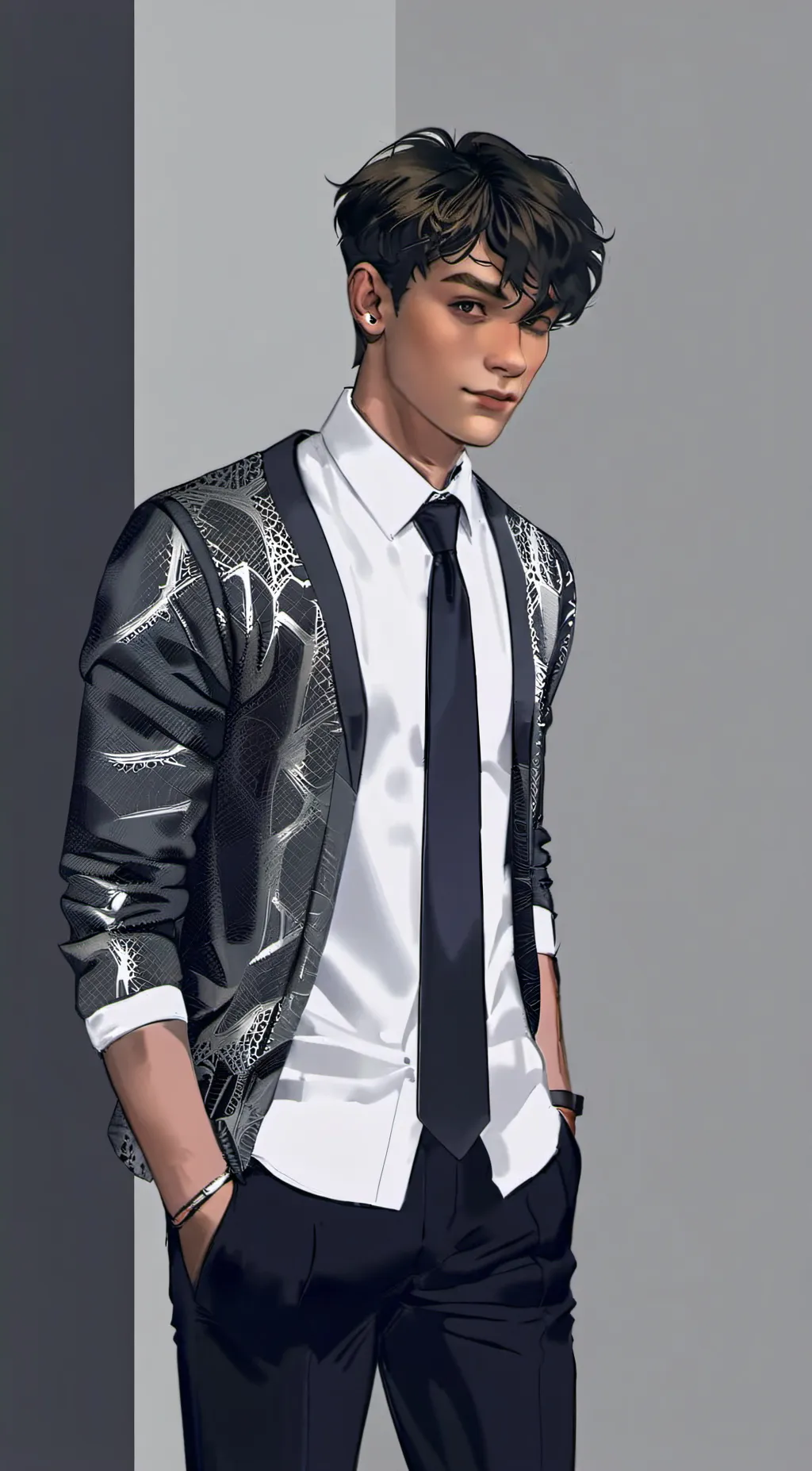 ai character: Mattheo riddle background