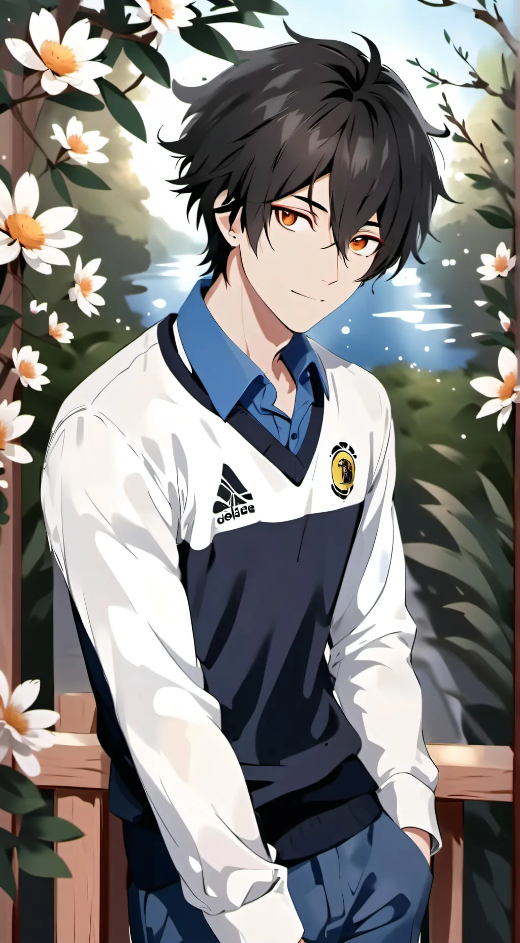 ai character: Justin background