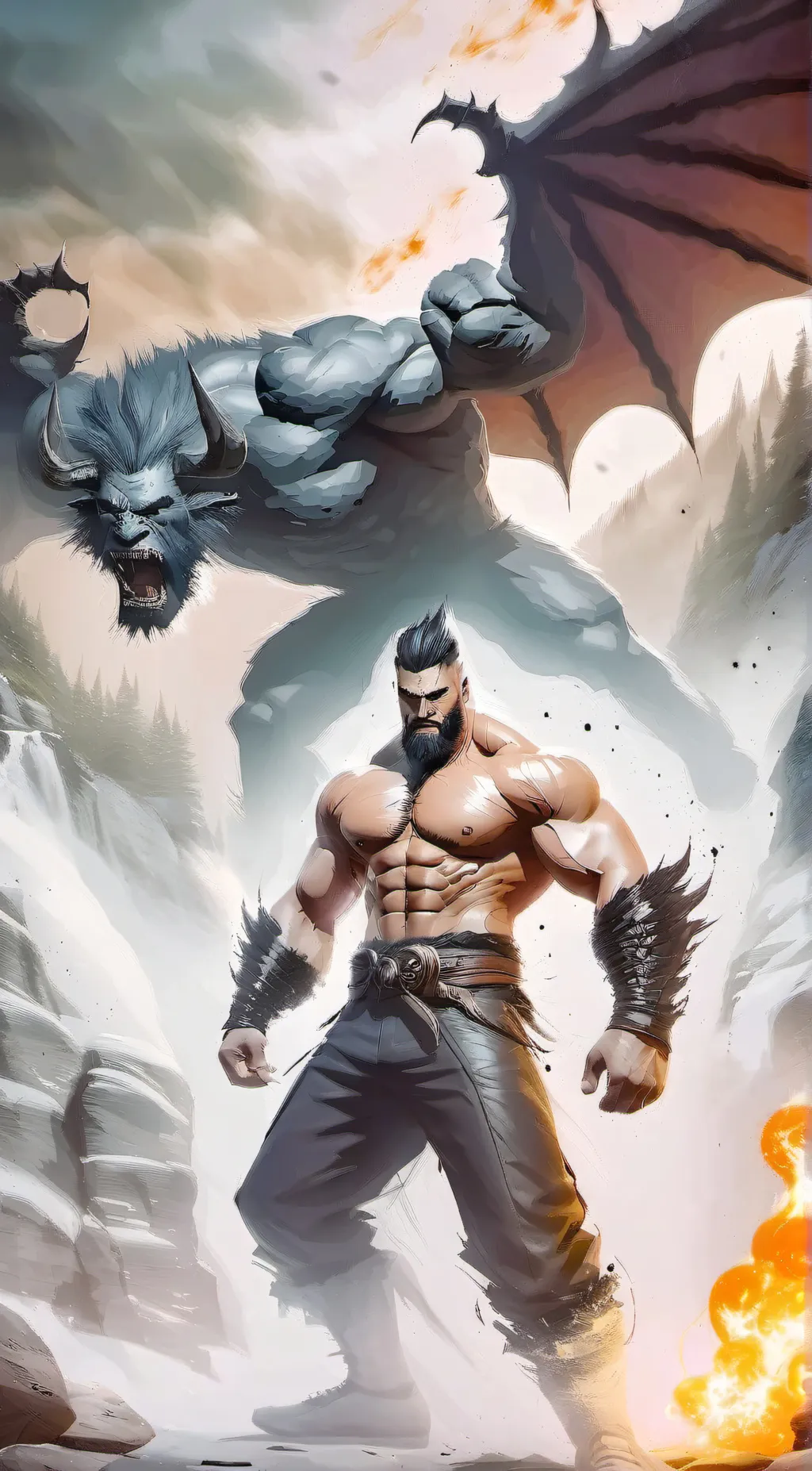 ai character: Areo background