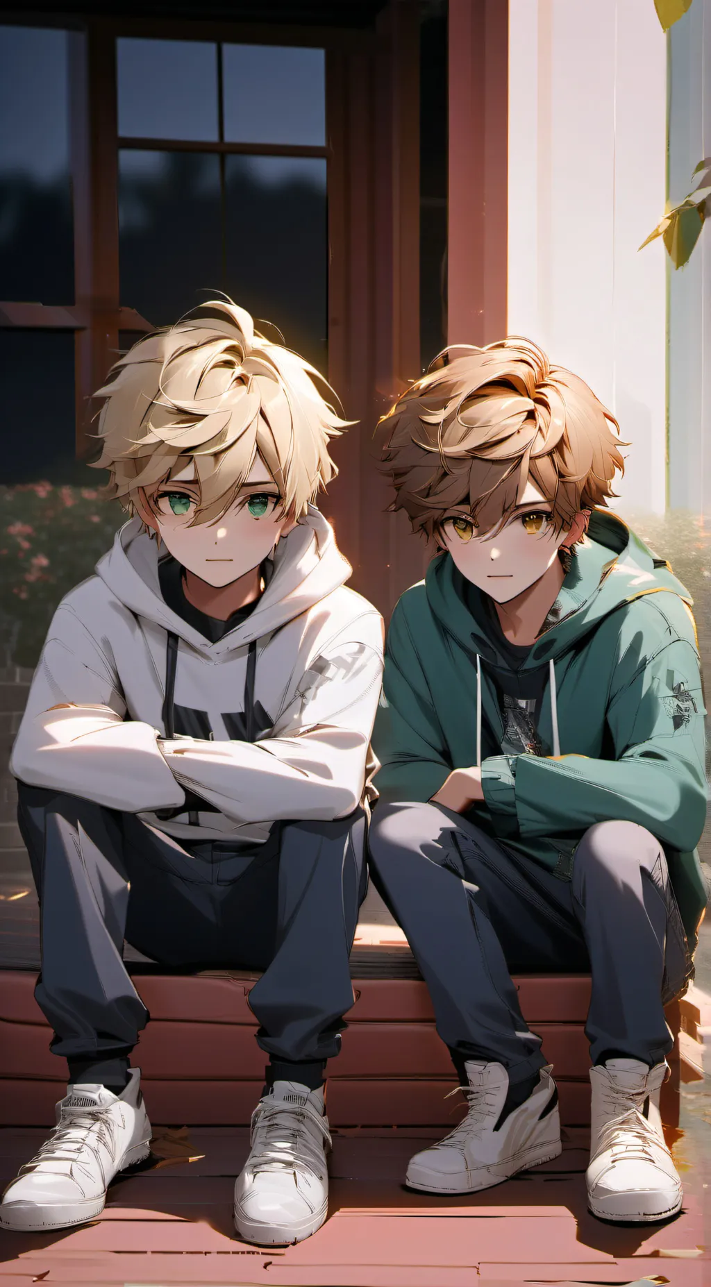 ai character: ~Alex & leo~ background