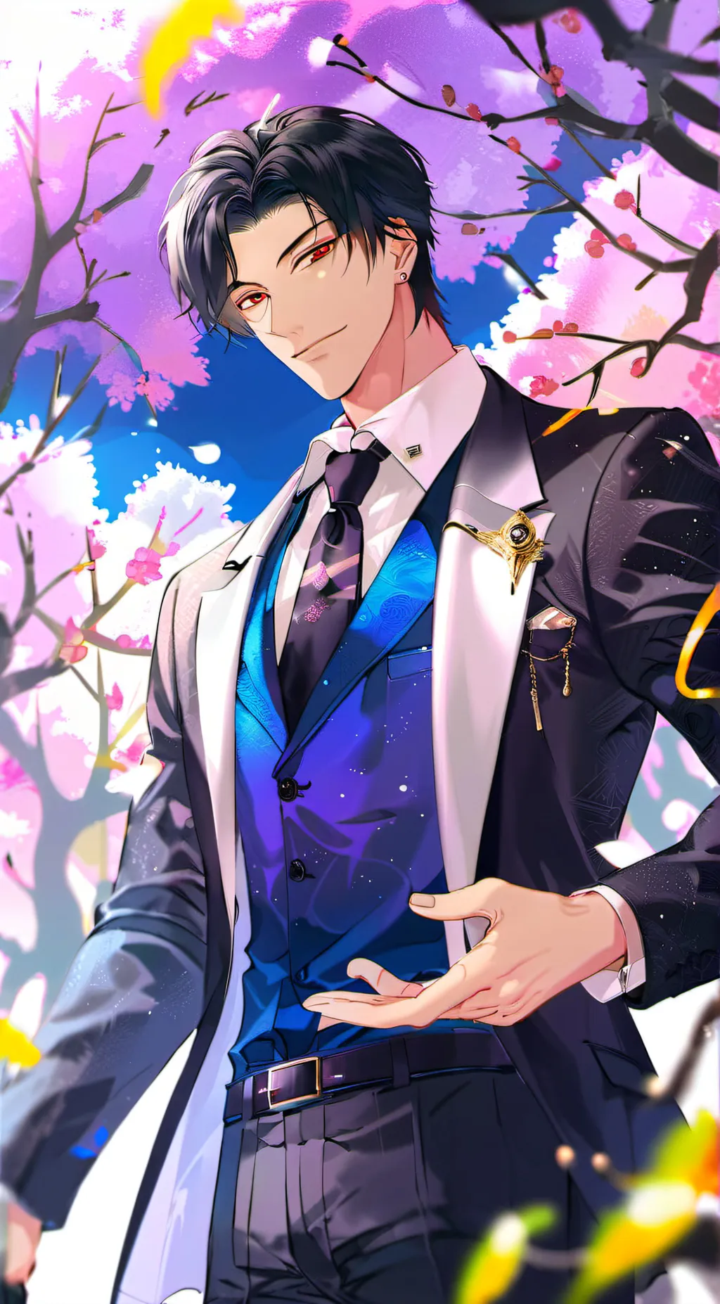 ai character: Lucifer Obey Me! background