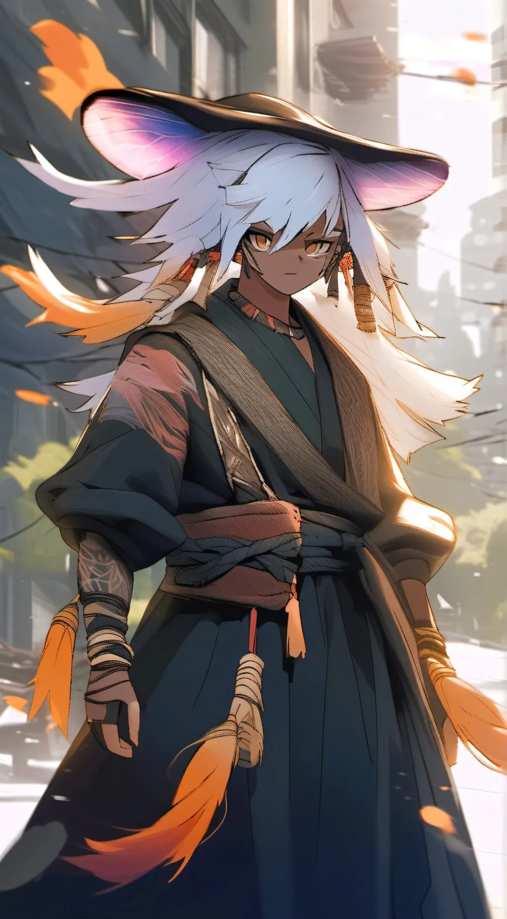 ai character: rosa background