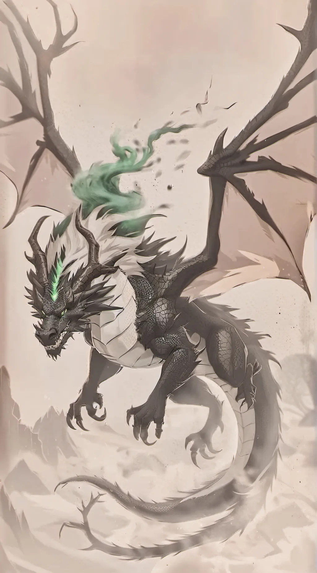 ai character: ♠ toothless♠ background