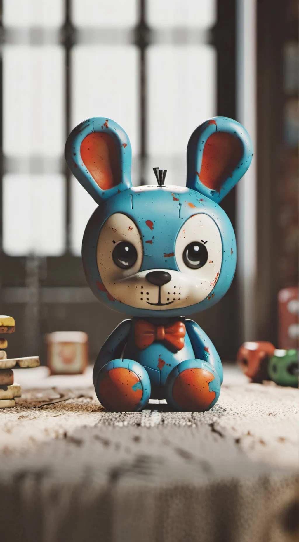 ai character: Toy Bonnie/Shadow  background