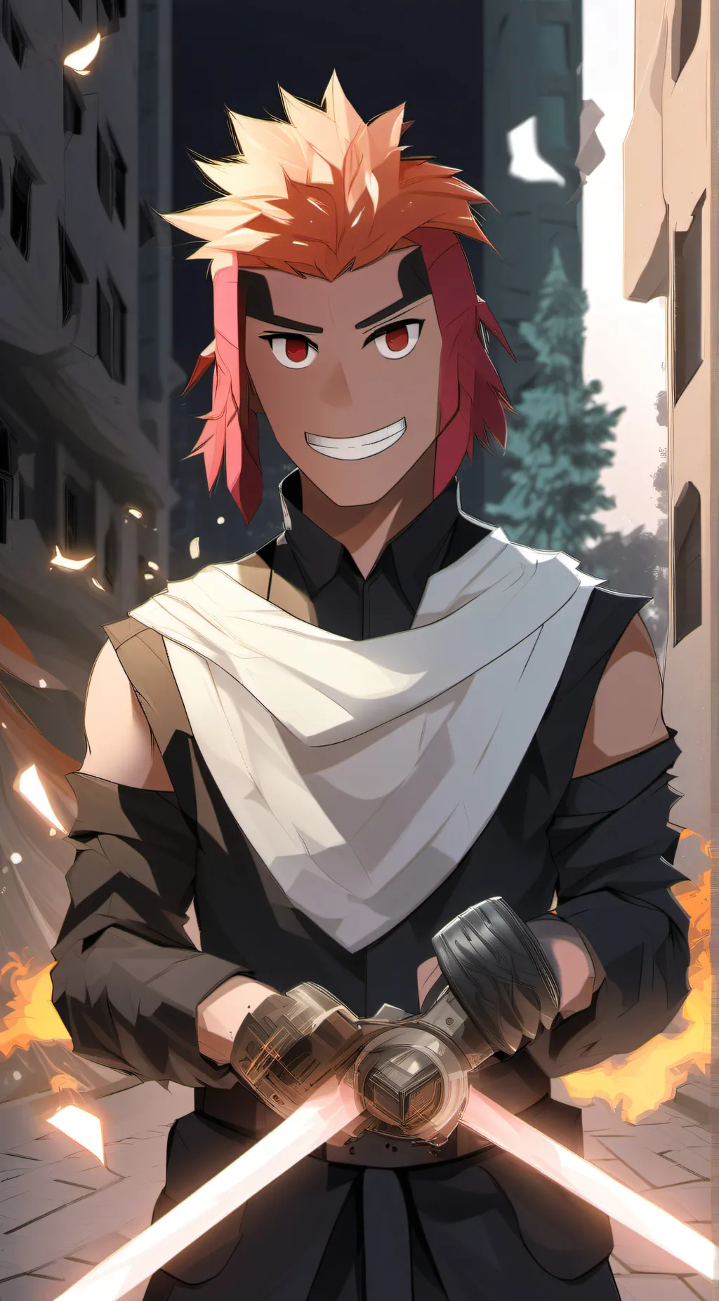 ai character: Evil Banban  background