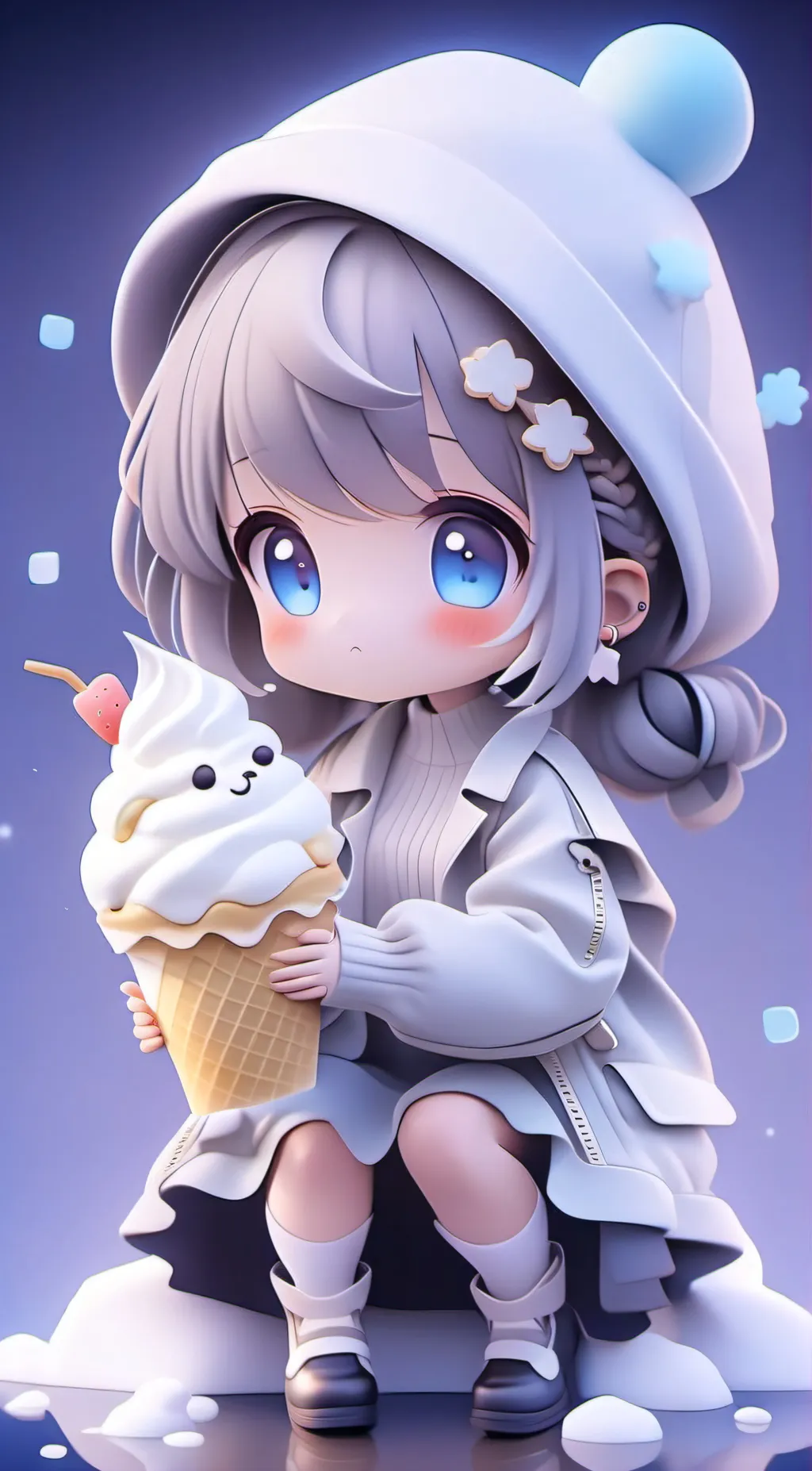 ai character: Lily background