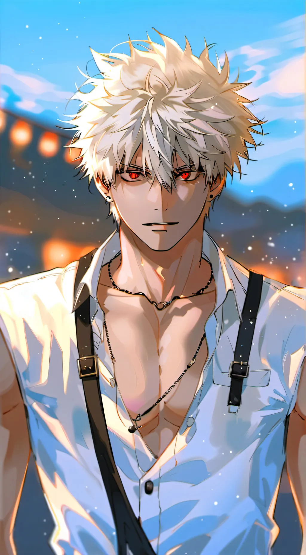 ai character: Bakugo Katsuki  background