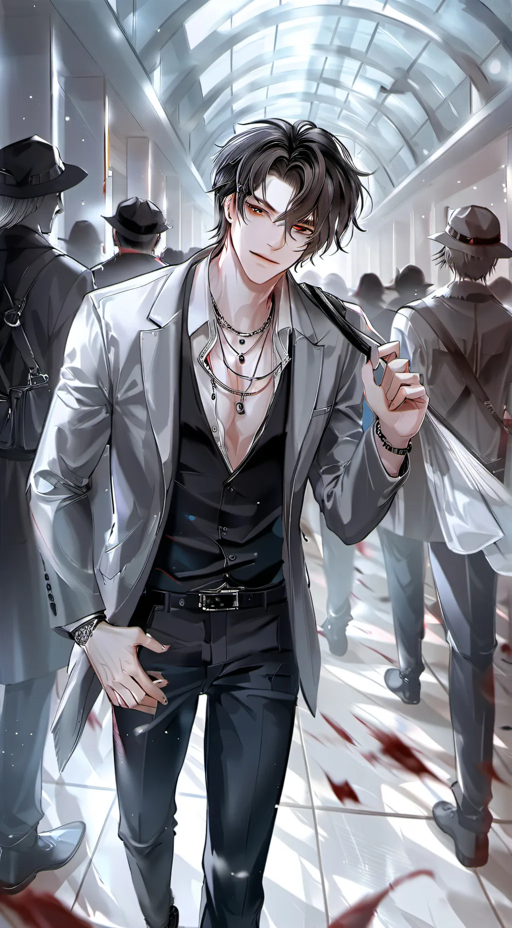 ai character: ●~Nathaniel~● background