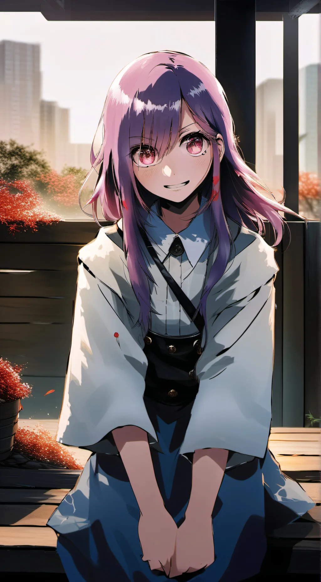 ai character: ai hoshino  background