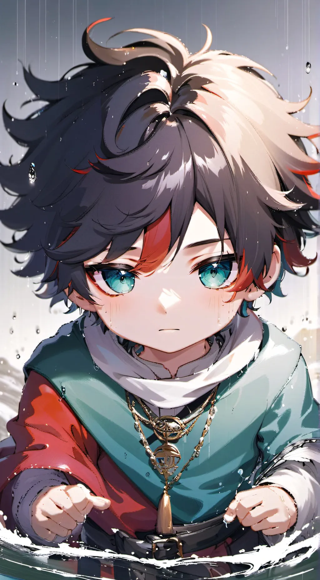 ai character: Caine as a baby background