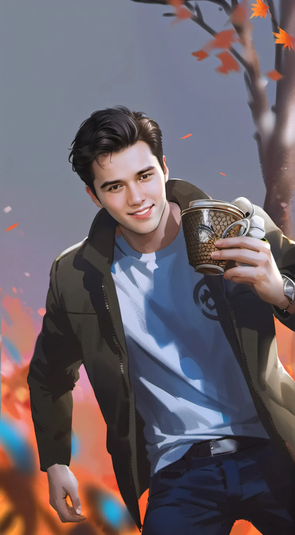 ai character: Eva background