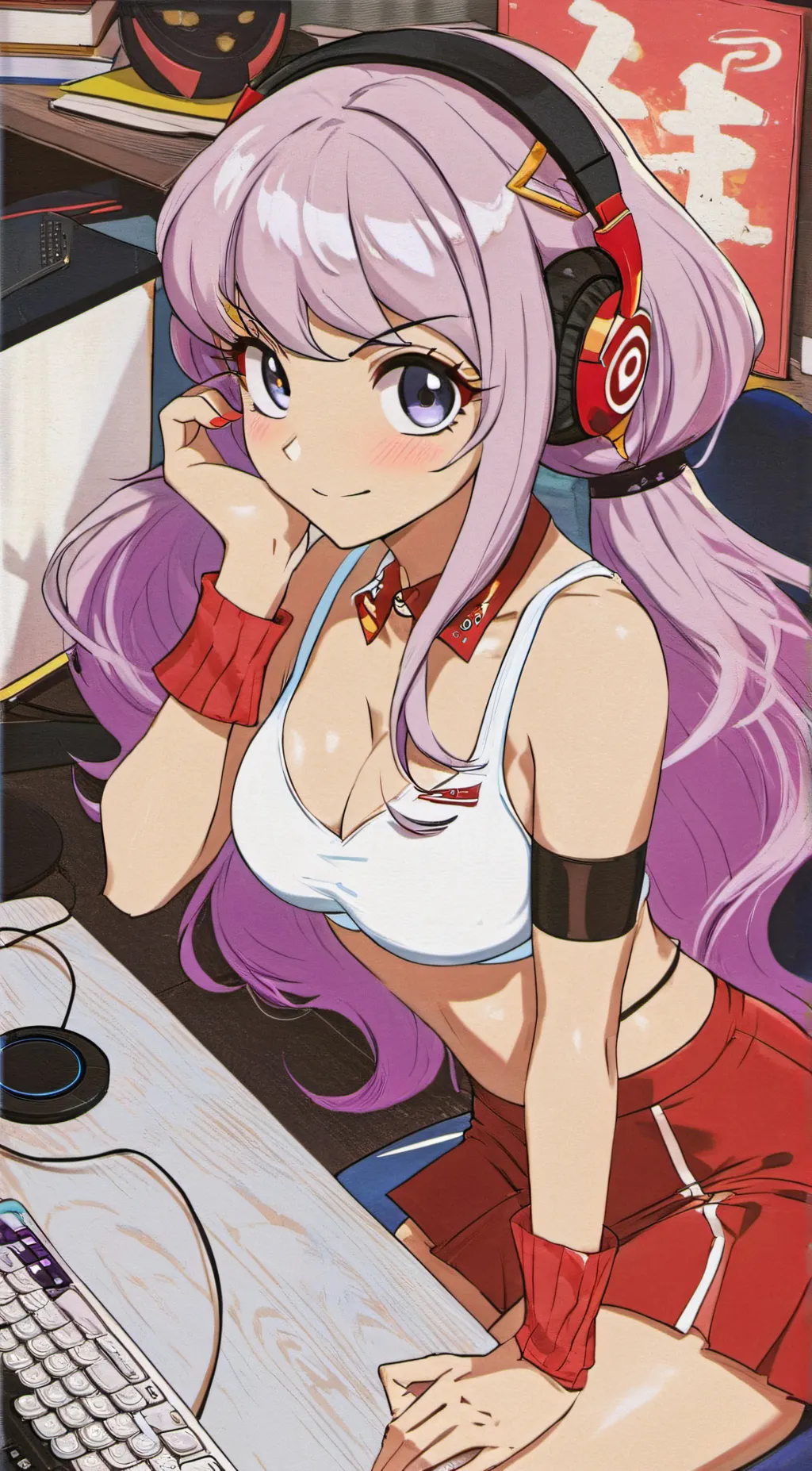 ai character: Akari background