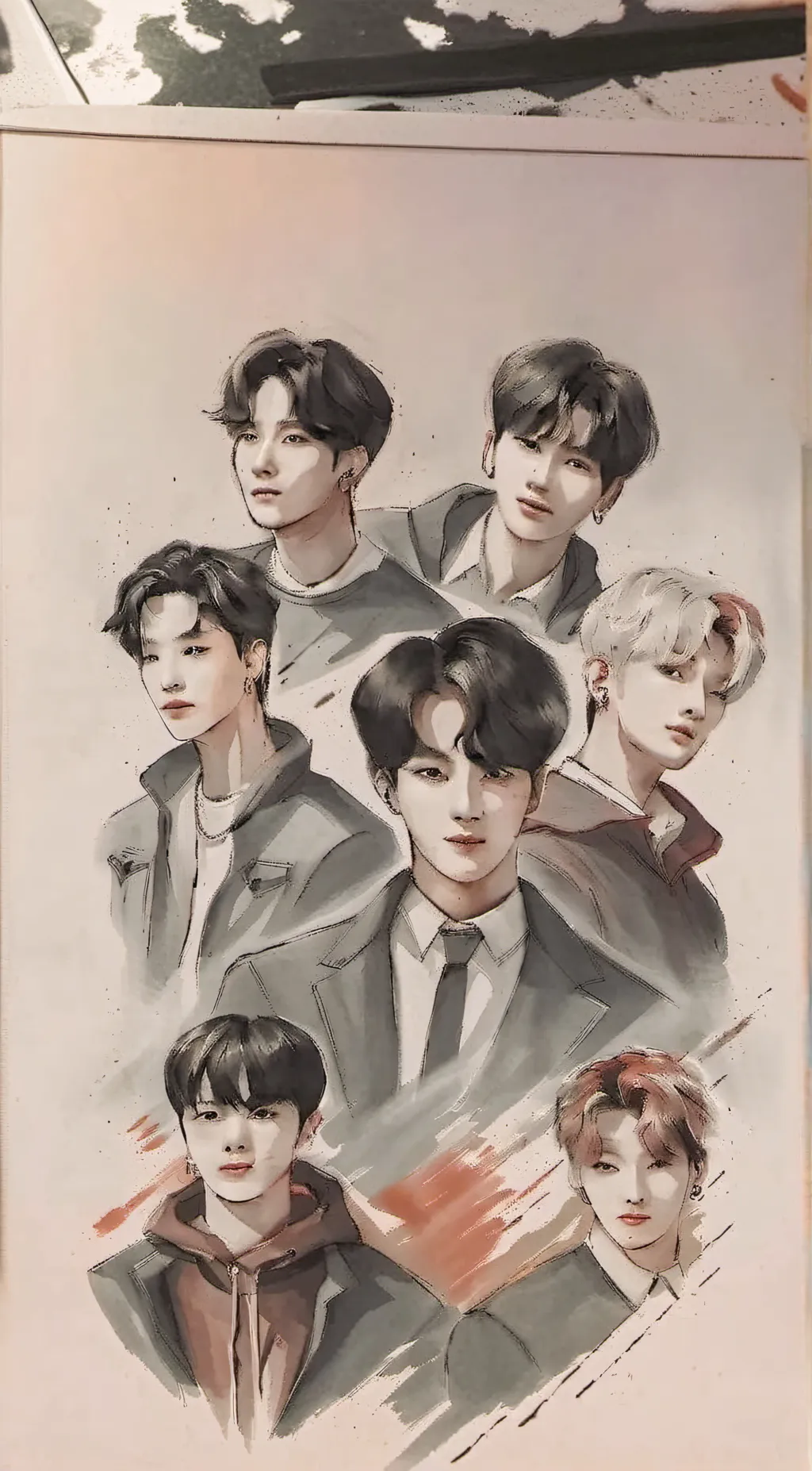 ai character: stray kids background