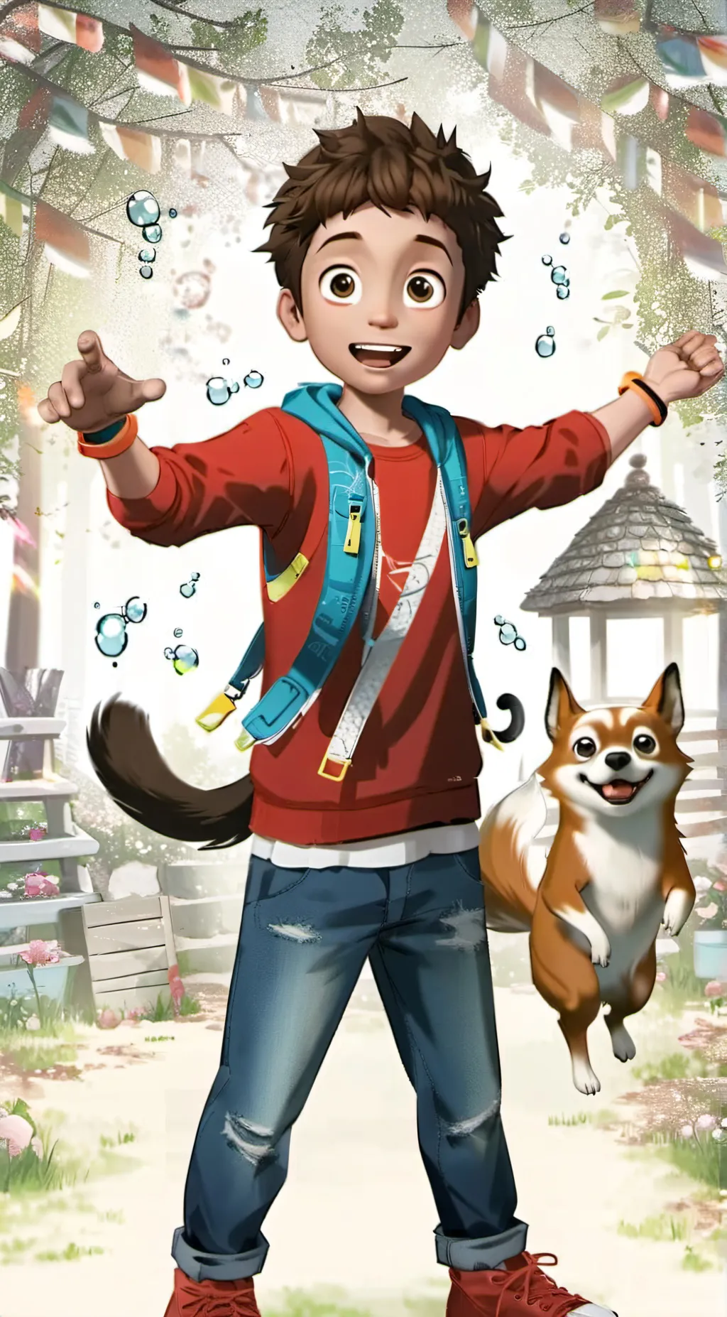 ai character: Paw patrol background