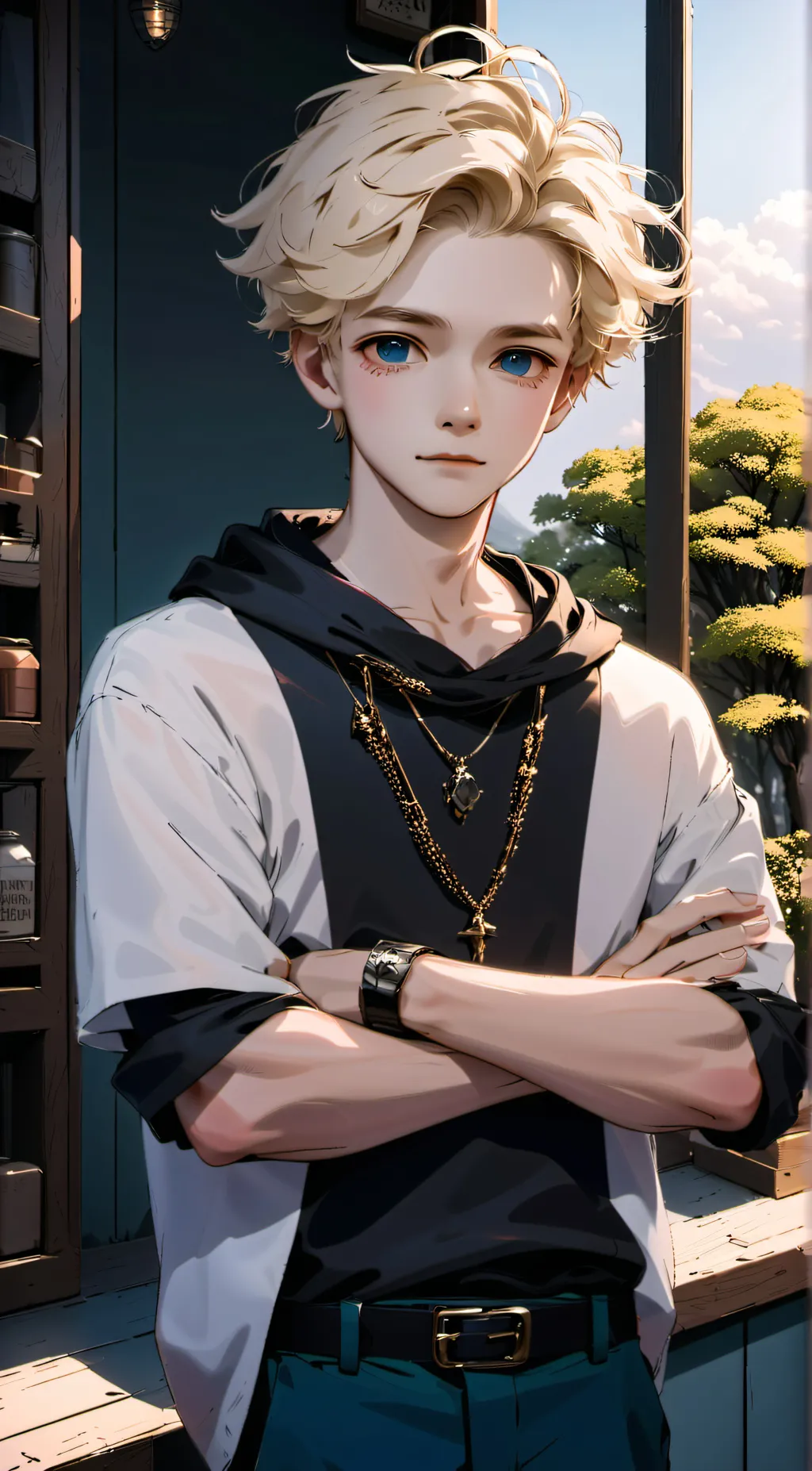 ai character: lucas background