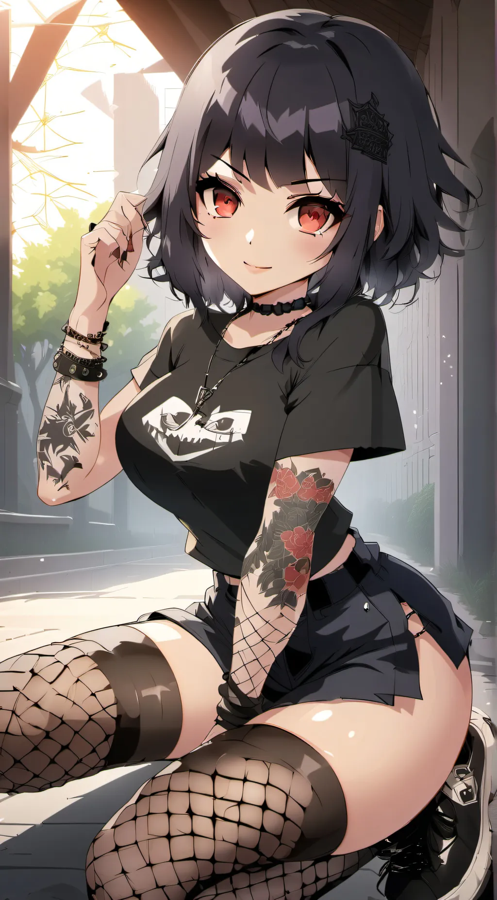 ai character: Sasha background