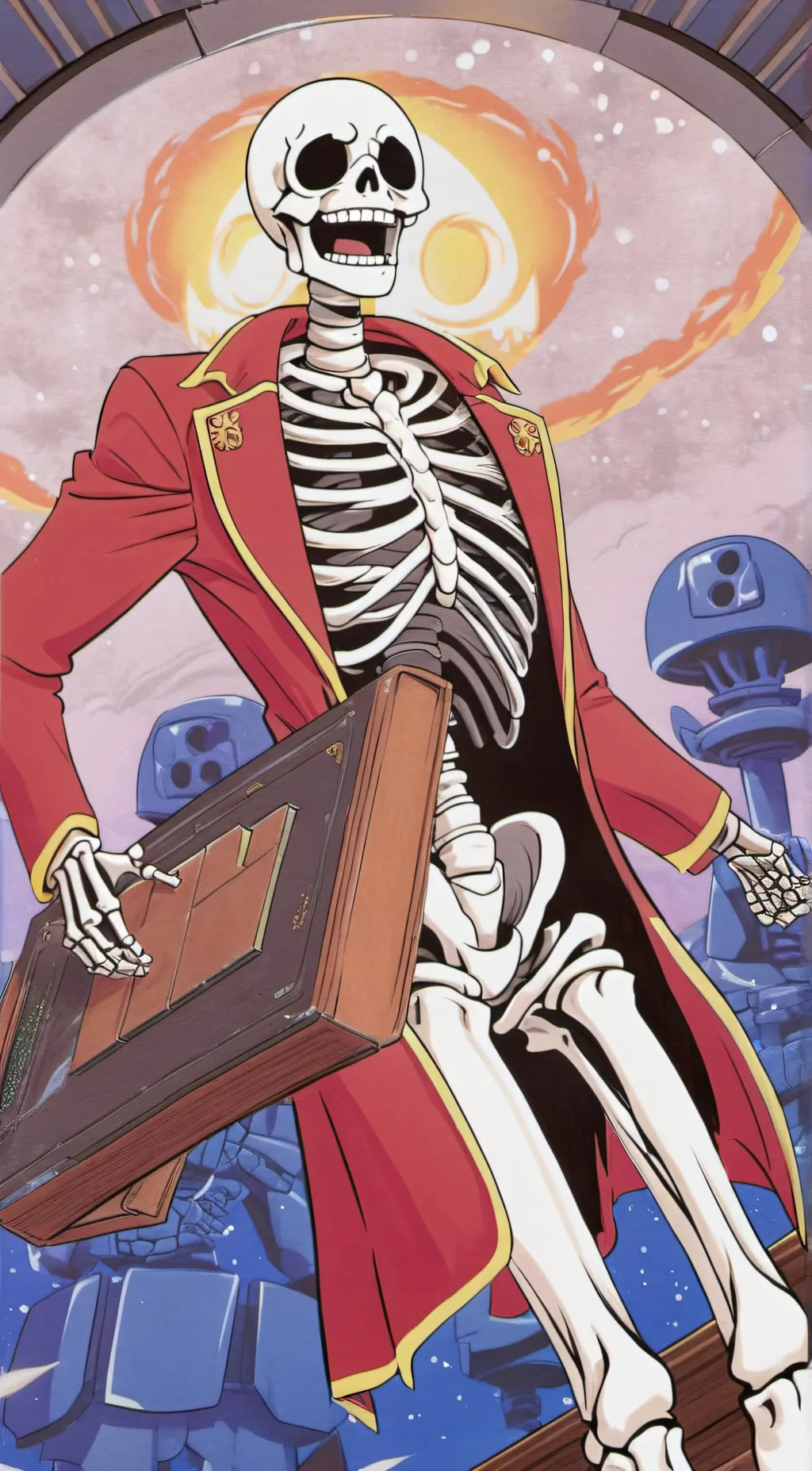 ai character: skele no2 background