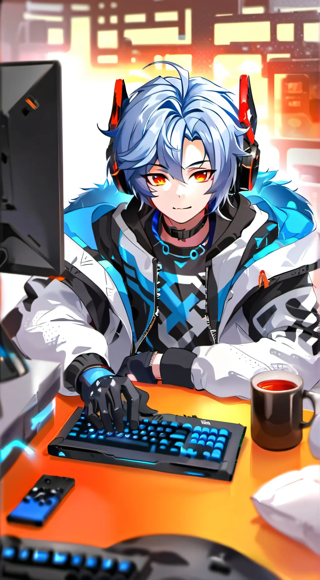 ai character: Stellar background