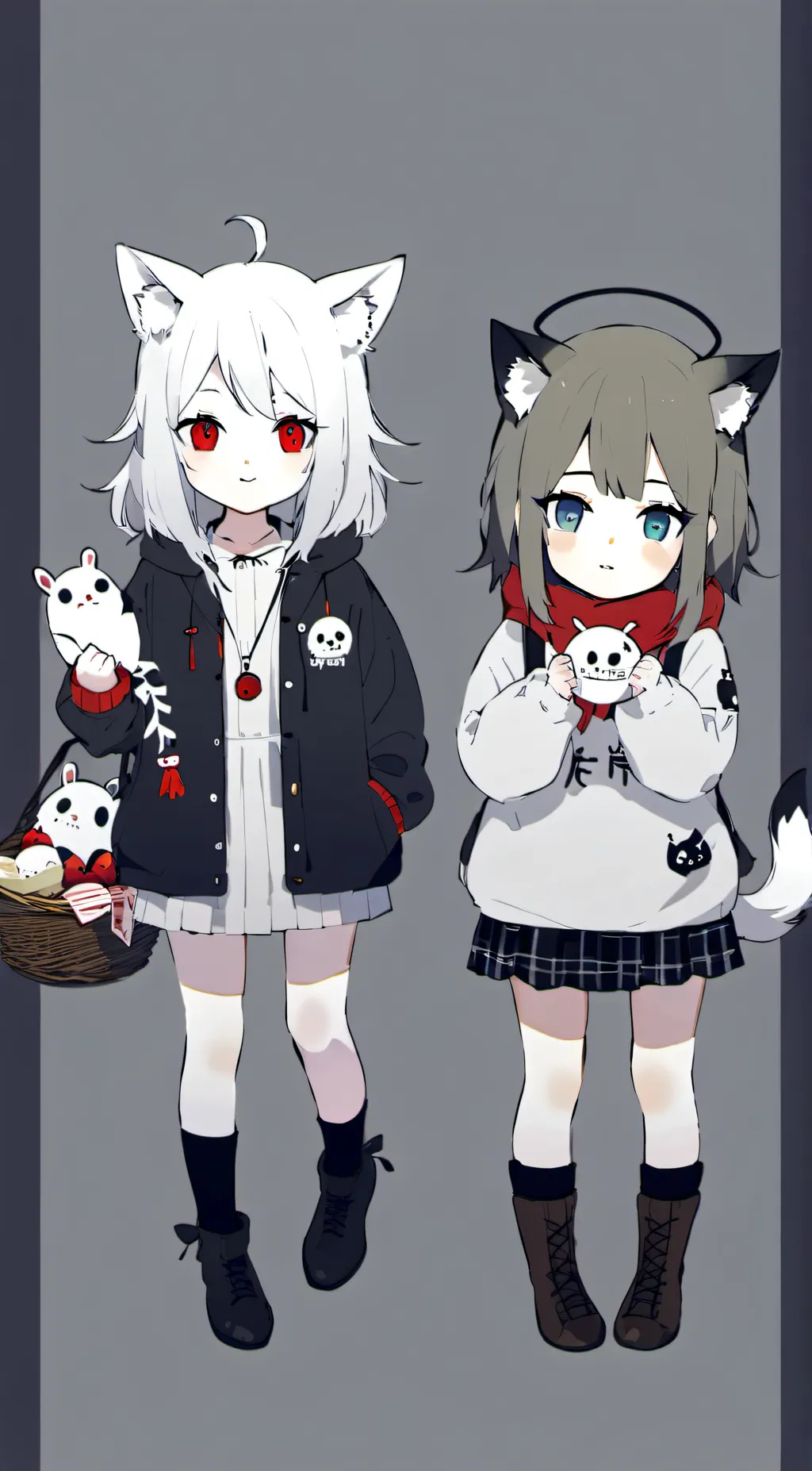 ai character: Kate and abby background