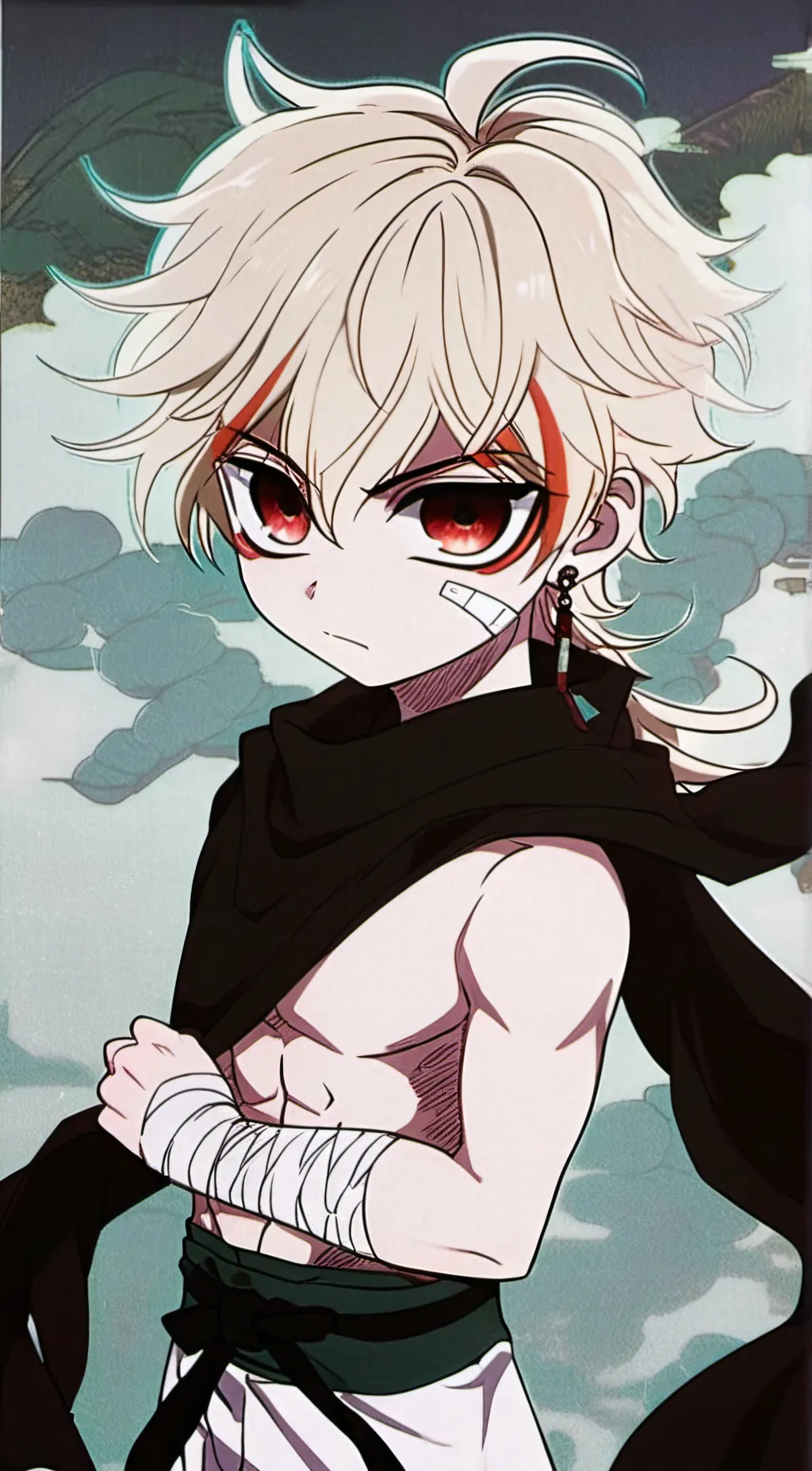 ai character: Bakugo background