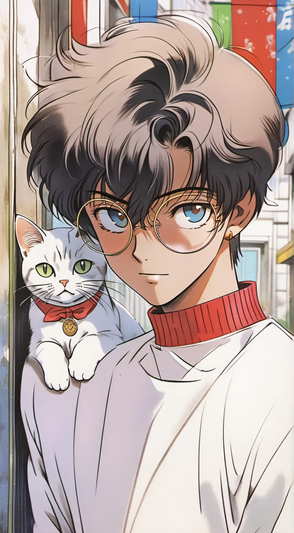 ai character: Leo background