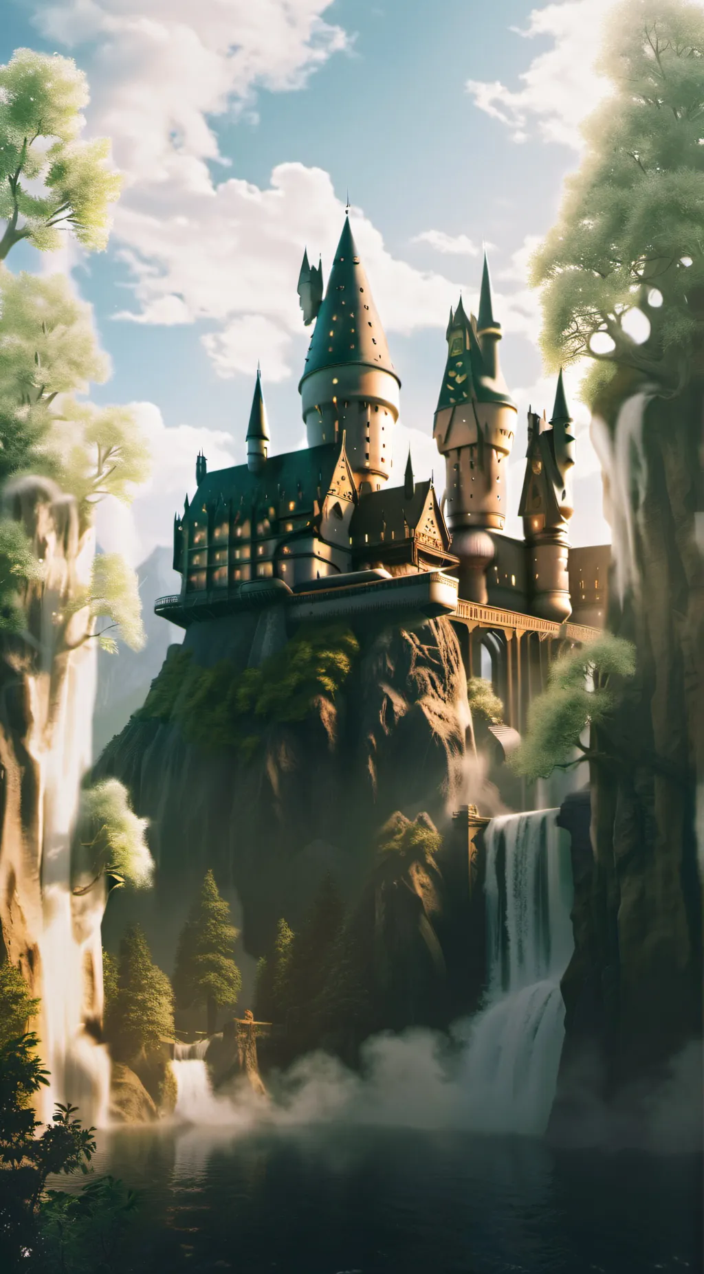 ai character: Hogwarts background
