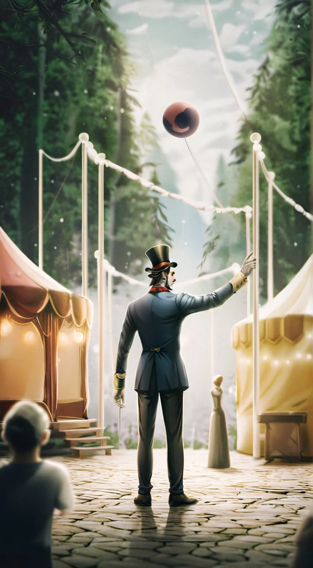 ai character: Baby pomni Hates 2 background