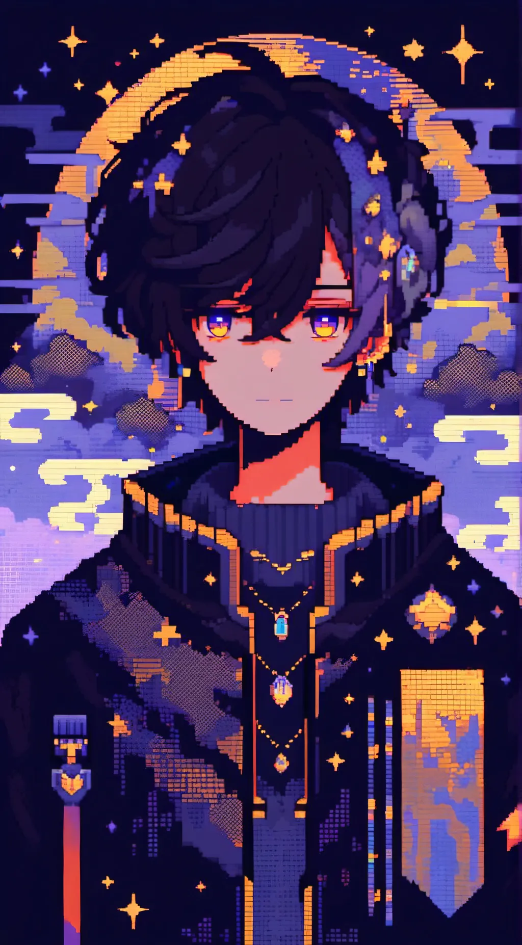 ai character: Guiding Light  background