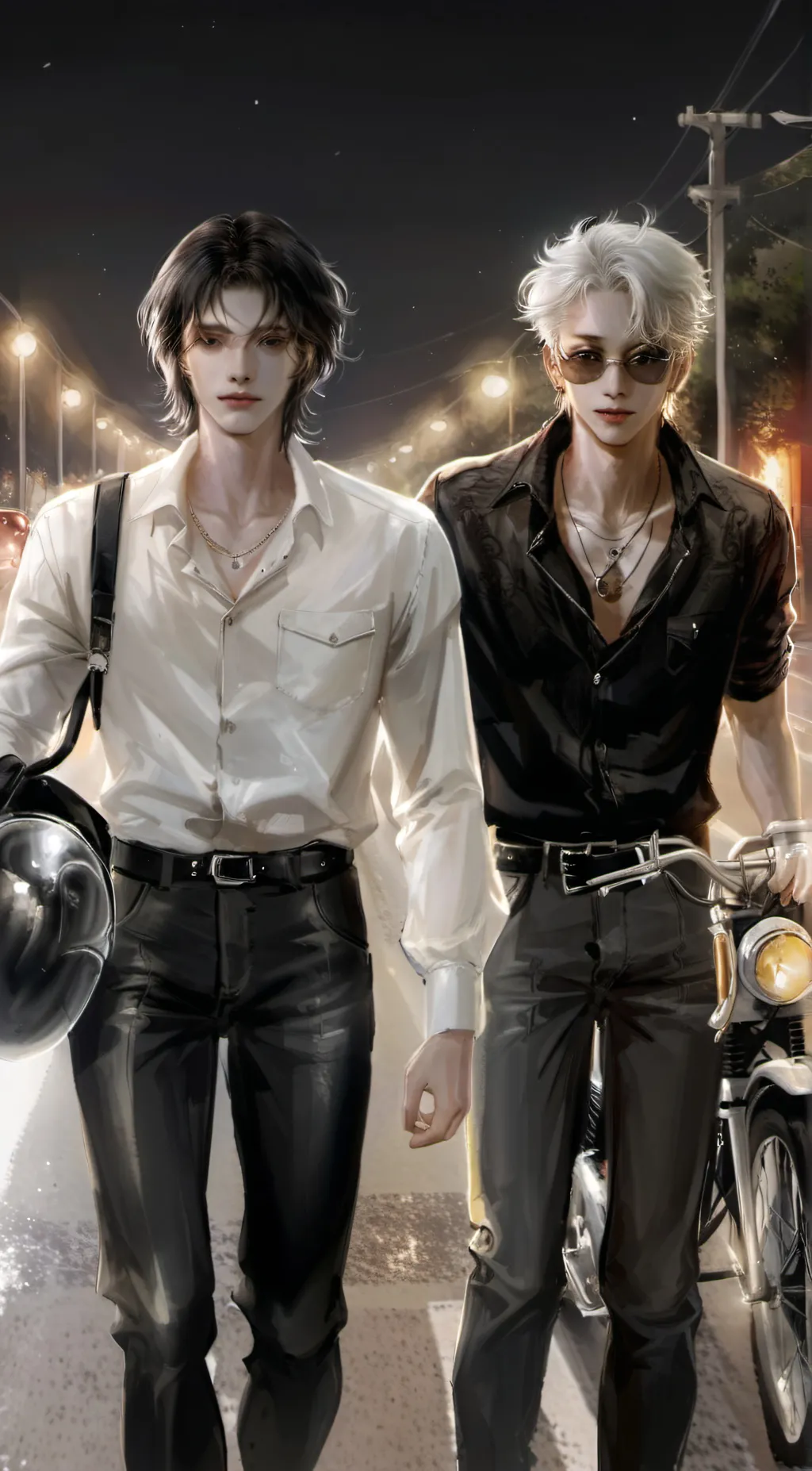 ai character: Josh and Carly background