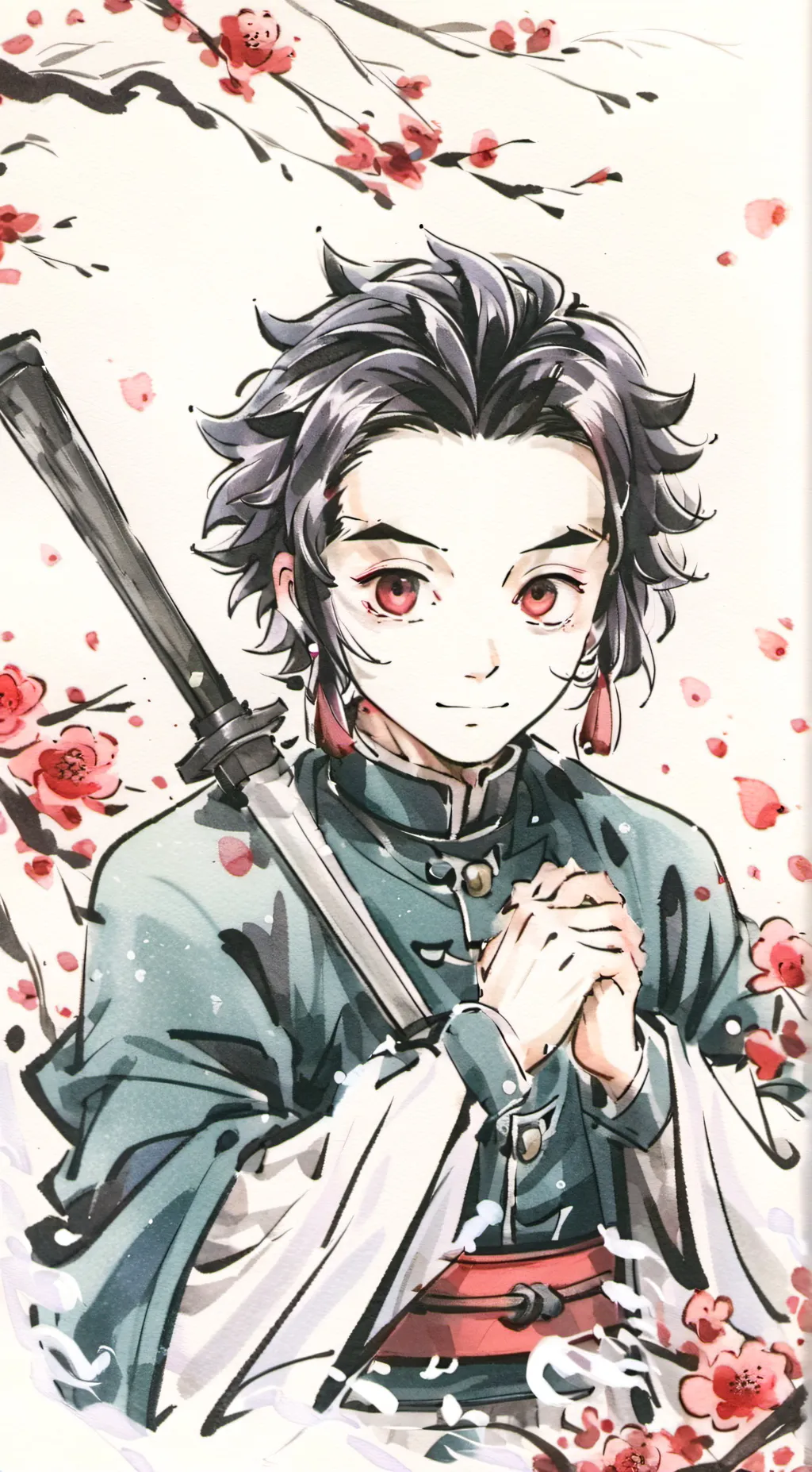 ai character: Demon Slayer RPG background