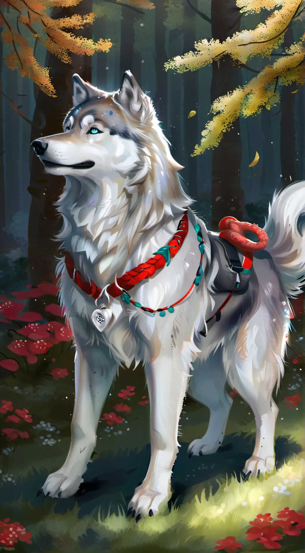 ai character: lucky background