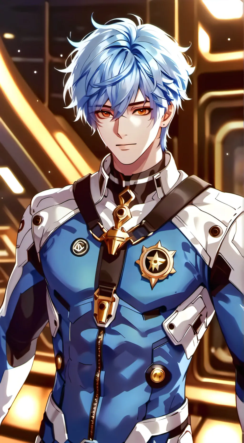 ai character: Blue sheriff background