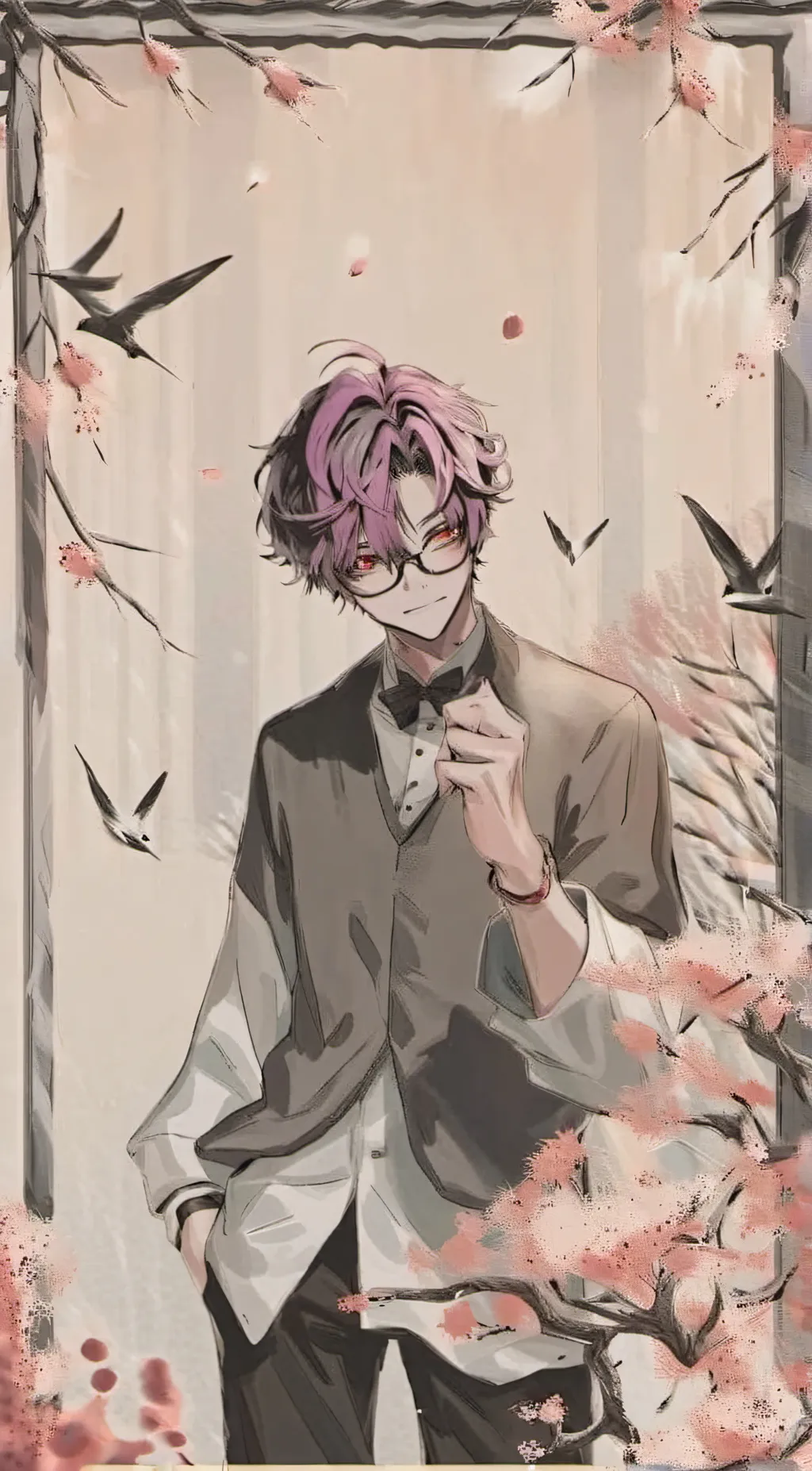 ai character: Damien background