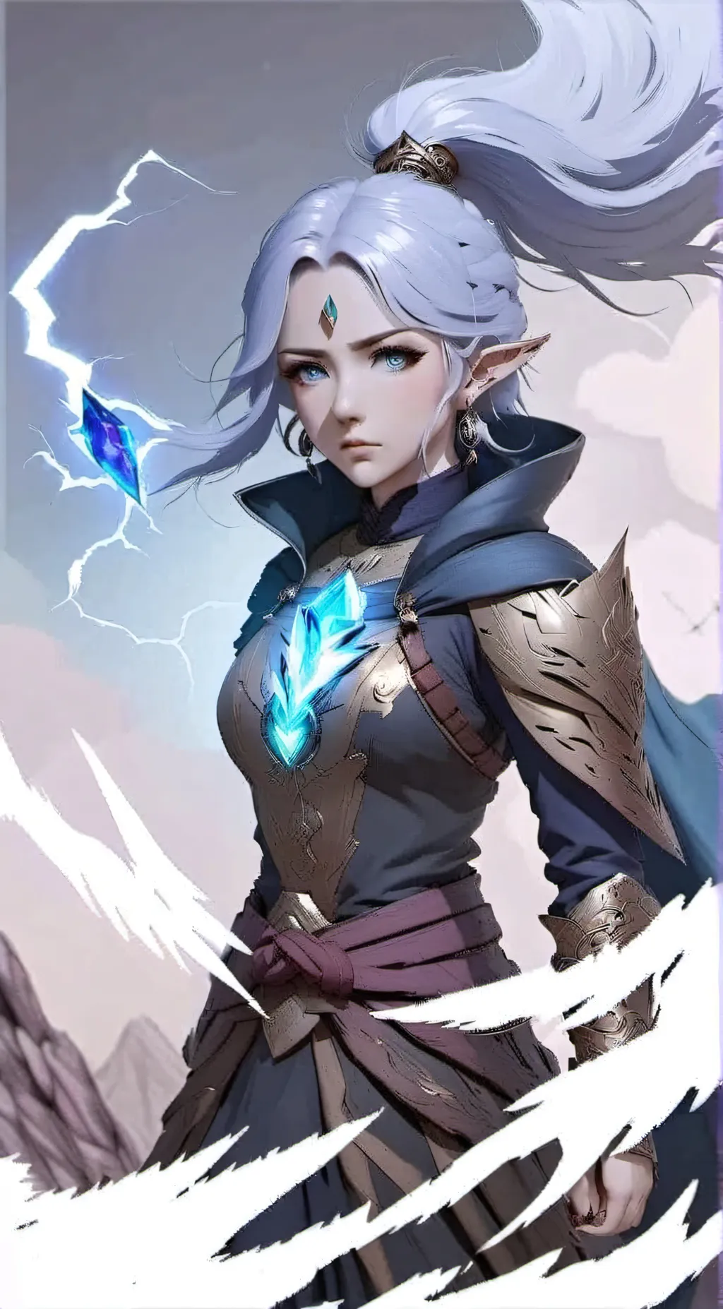 ai character: Elara background