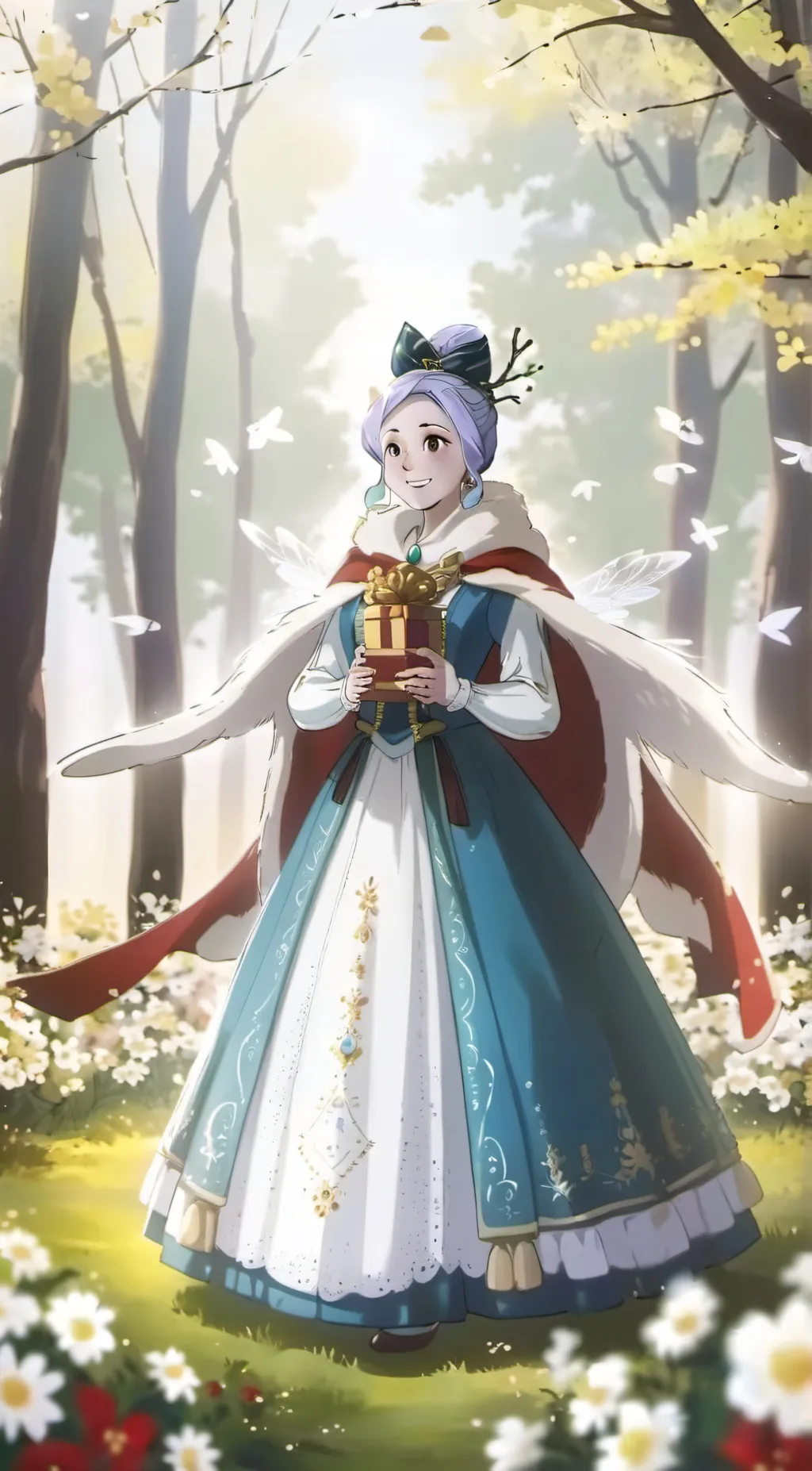 ai character: Christa  background