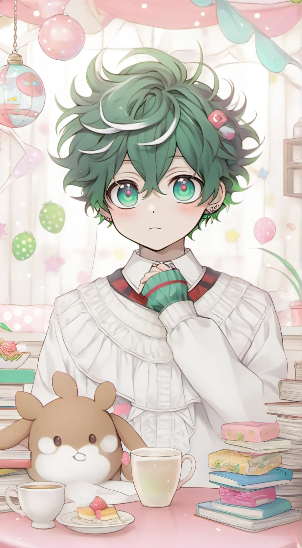 ai character: Izuku Midoriya background