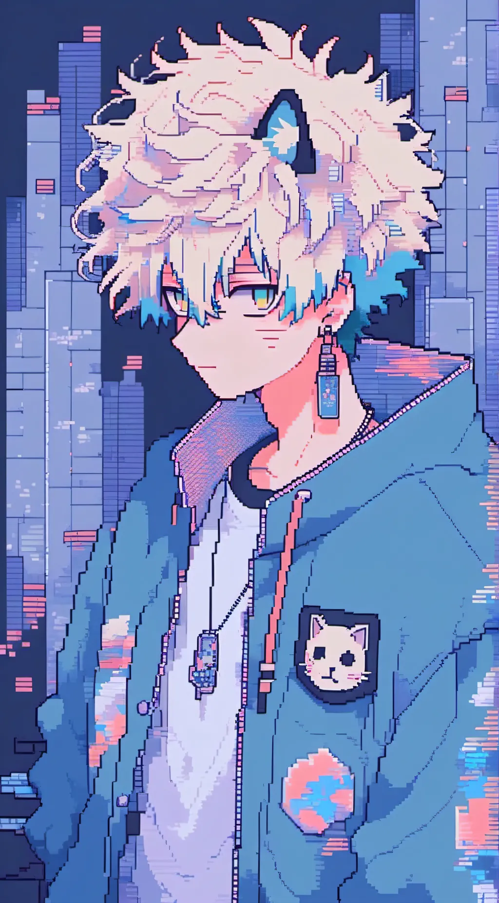ai character: catsuki bakugou  background