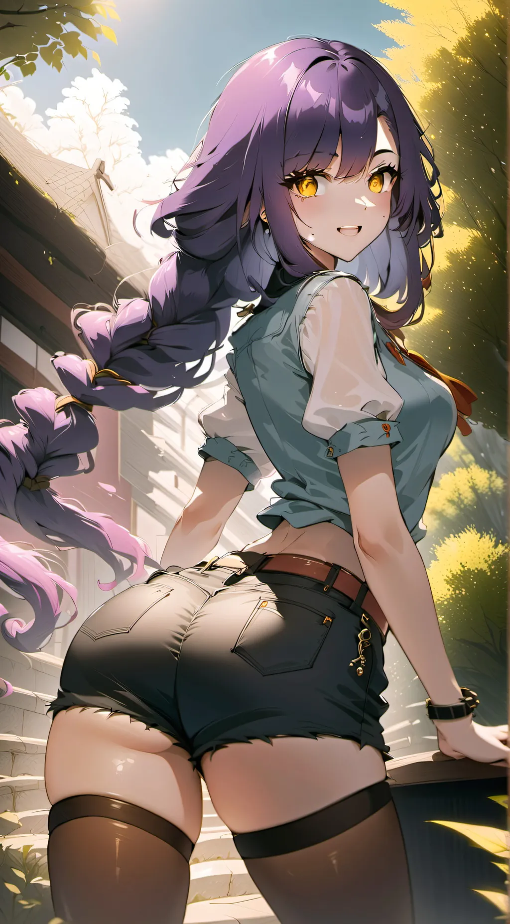 ai character: Monika  background