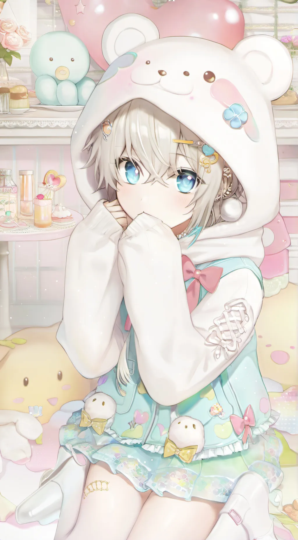 ai character: BakuKiri background