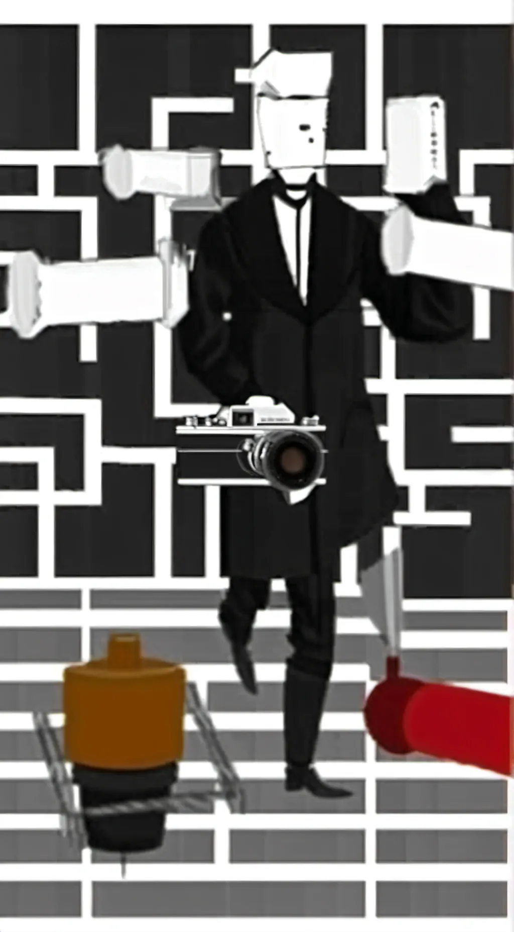 ai character: ps4 man background