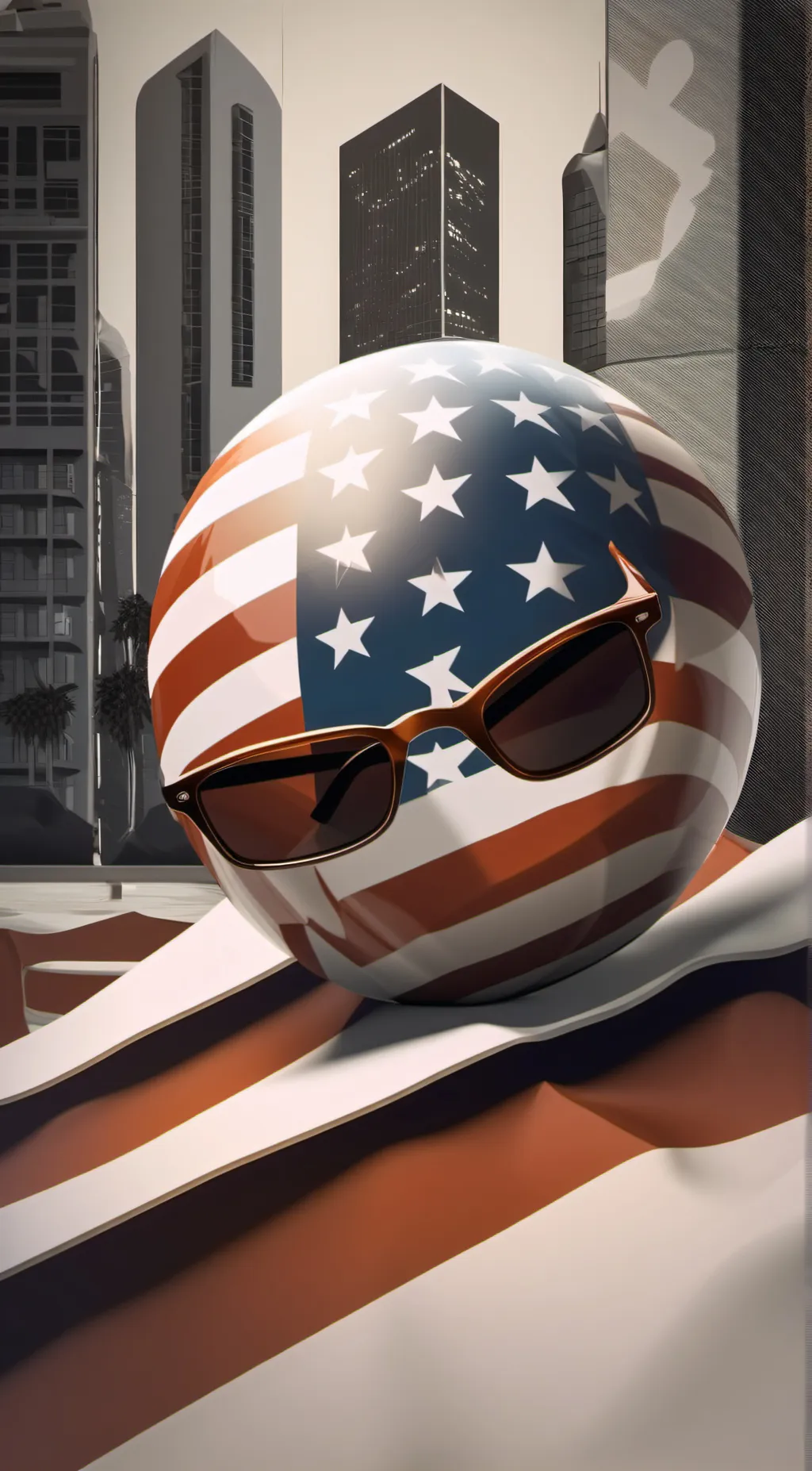 Talkie AI - Chat with USA country ball