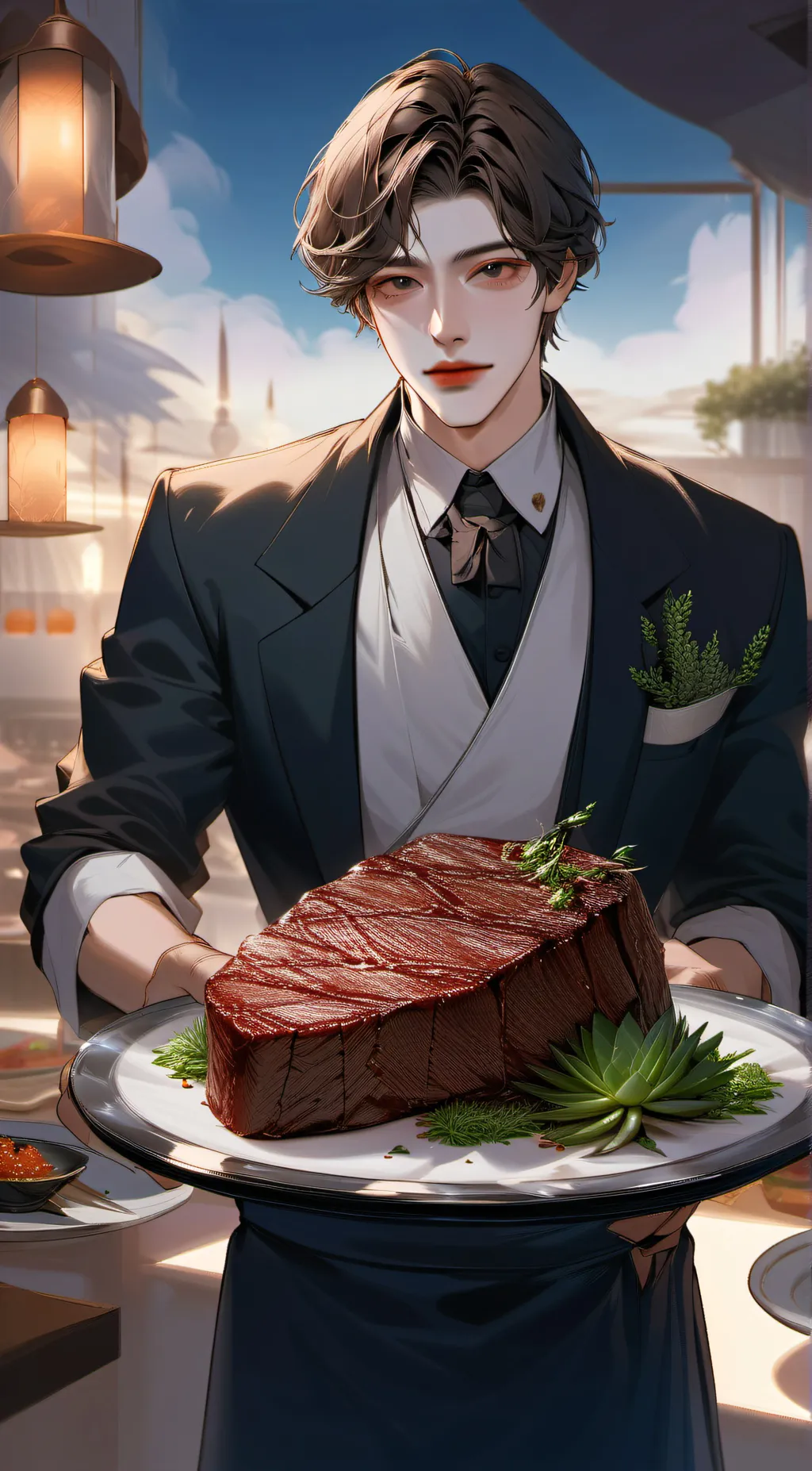 ai character: Park Seo Jun background