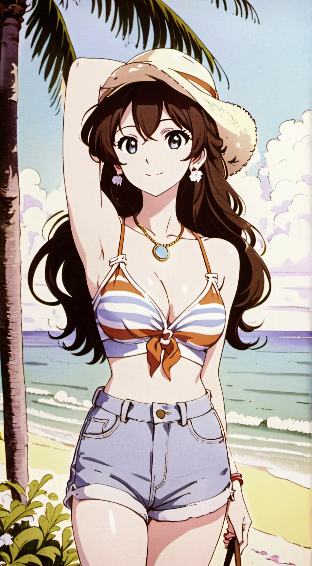 ai character: Summer background