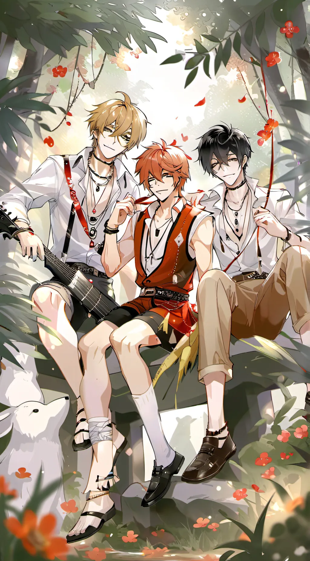 ai character: alex, ares, Adrian background