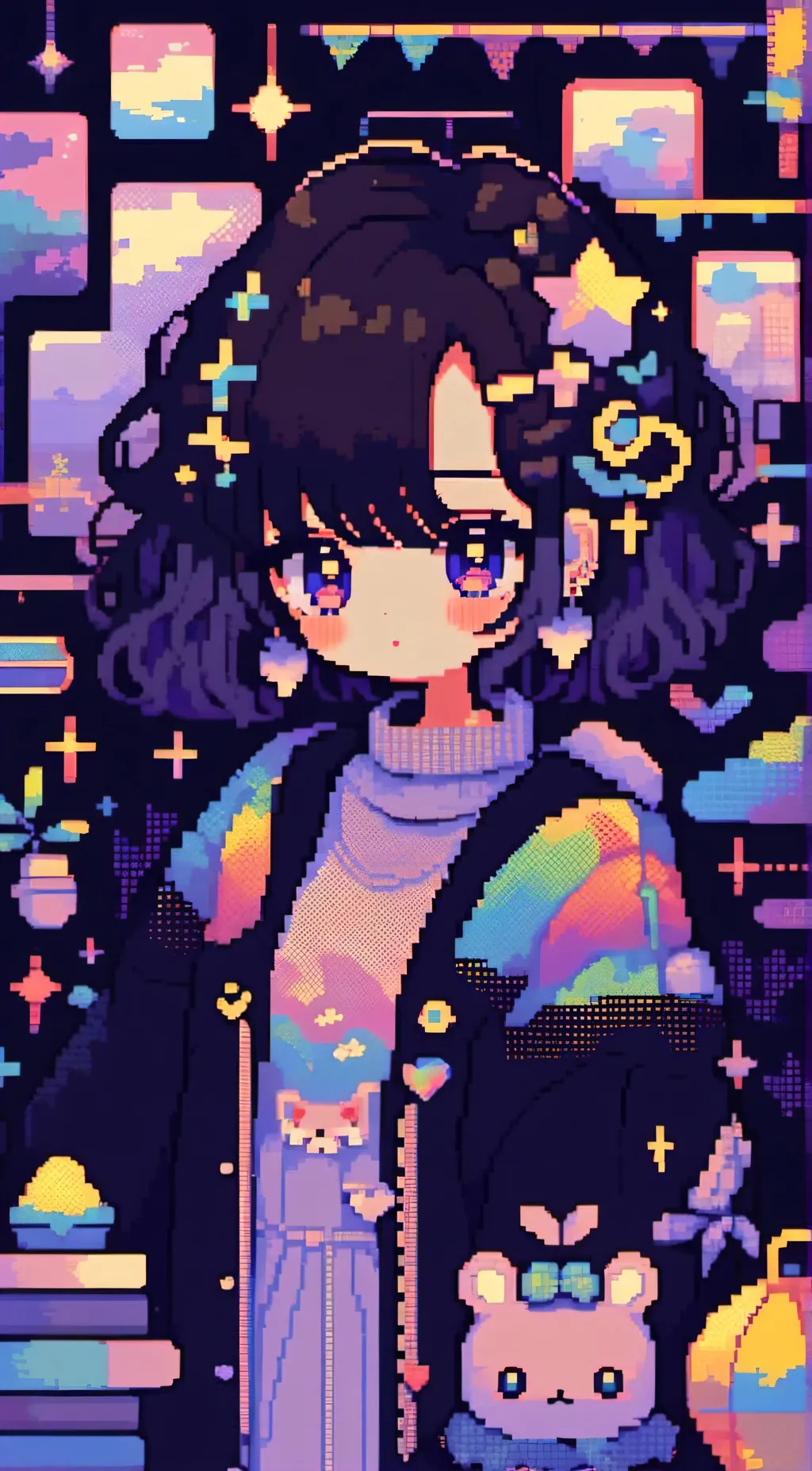 ai character: Aria background