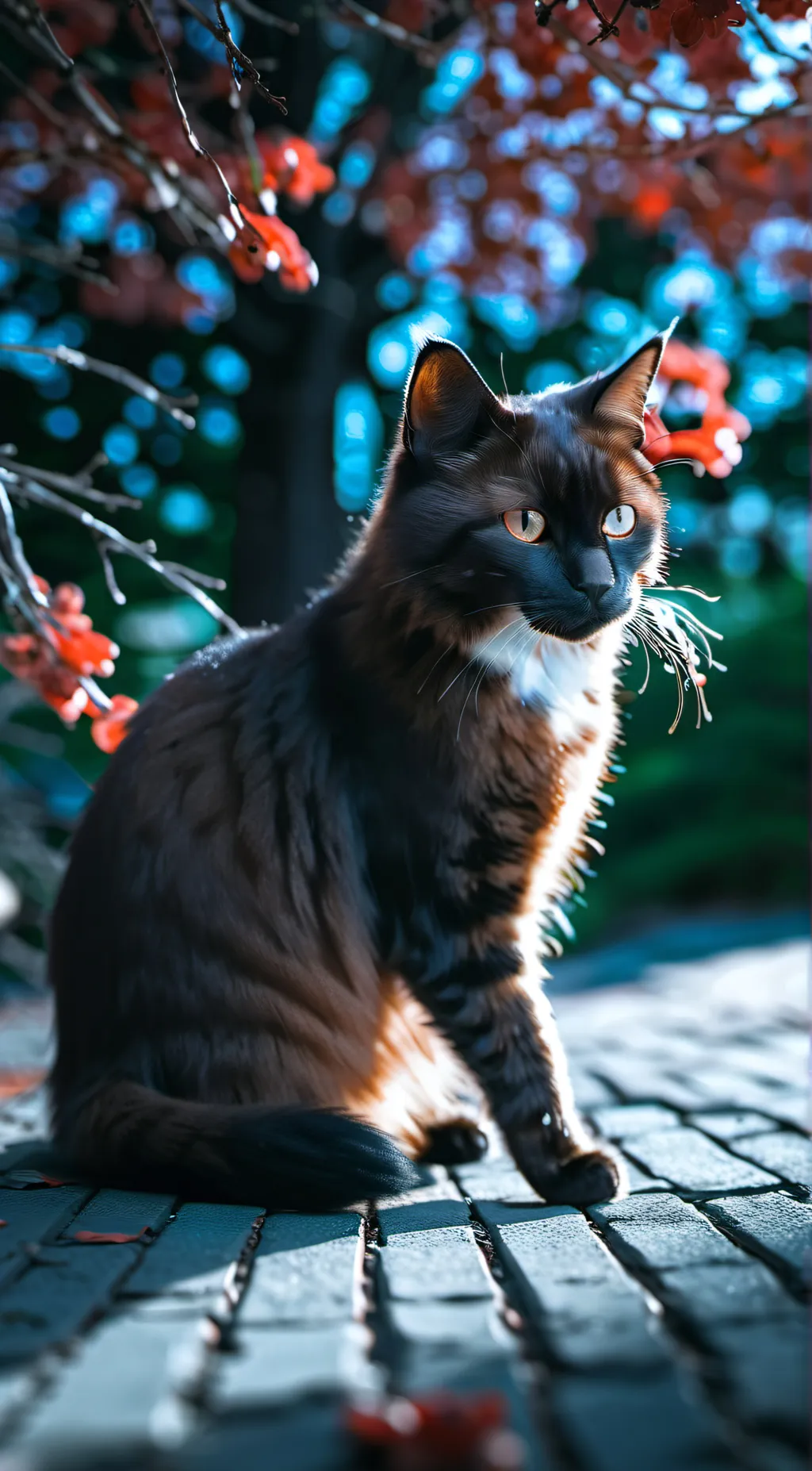 ai character: 🌹catty🌙 background