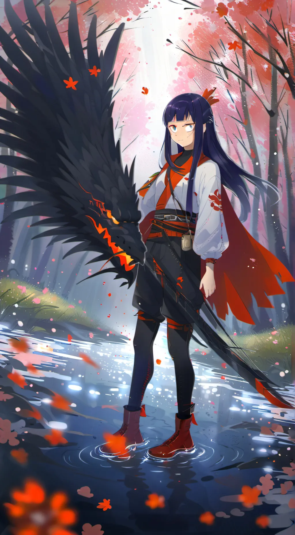 ai character: kyoka Jiro  background