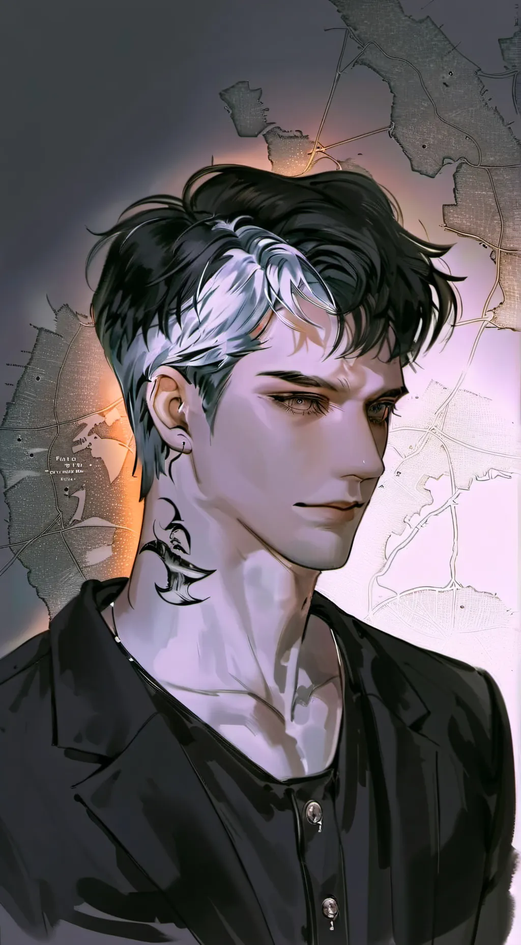 ai character: Evan  background